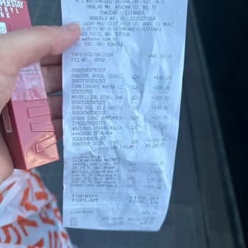 Watsons Ürünümü İade Almıyor Değişimde Yapmıyor!