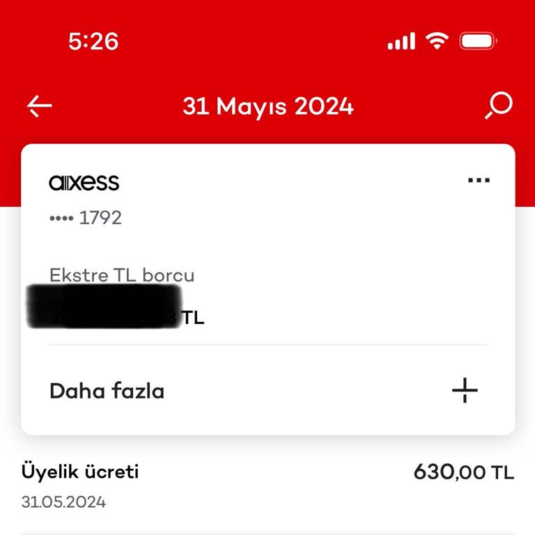 Akbank Üyelik Ücreti Kesintisi