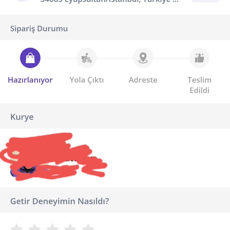 Getir Müşteri Mağduriyeti Ve Siparişin Gecikmesi