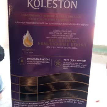 Koleston Saç Boyası Markasından Şikayetçiyim.