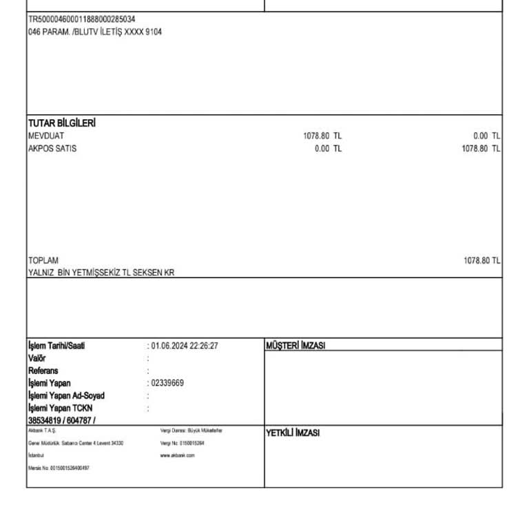 Blu TV Üyelik İptalime Rağmen Para Çekmiş