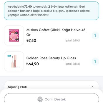 A101 Kapıda İadelerimi Yapmıyor Bana Geri Dönmüyor