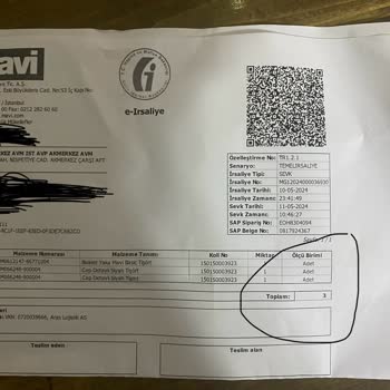 Mavi Online Siparişte Eksik Ürün Gönderimi