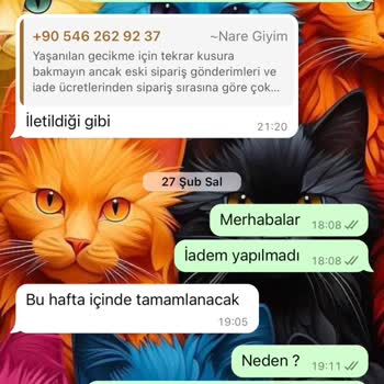 Nare Giyimden Şikayetçiyim!