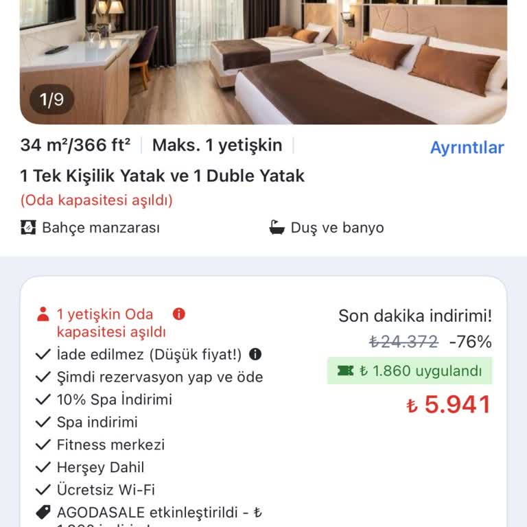 Agoda.com Konuk Sayısı Hatası