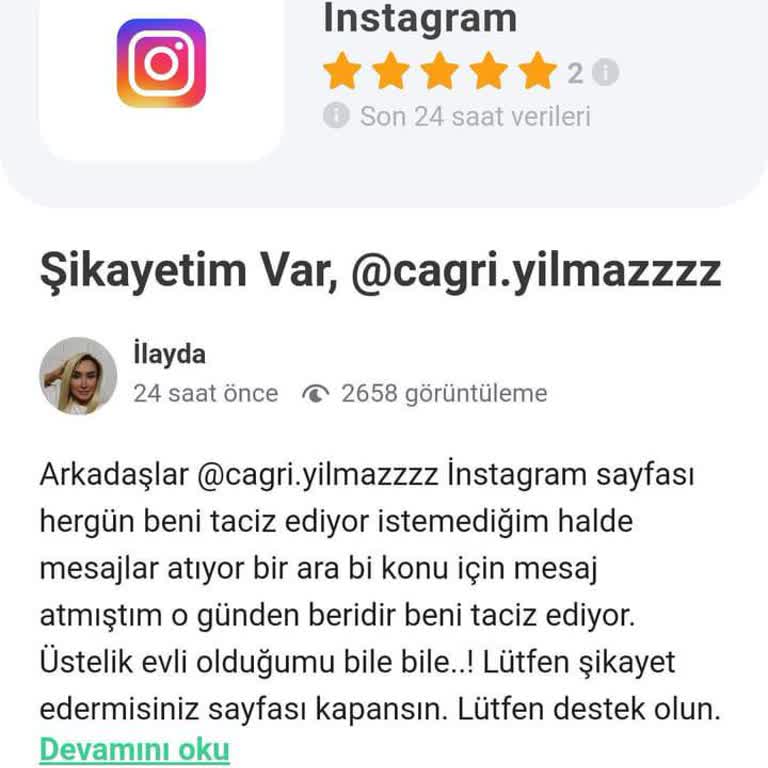 Guncelsikayetlerimiz.com Bu Şahıstan Gelen Mesajları Dikkate Edin