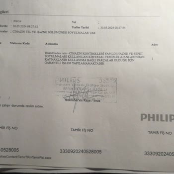 PHILIPS Ev Aletleri Philips Ürün Hatası
