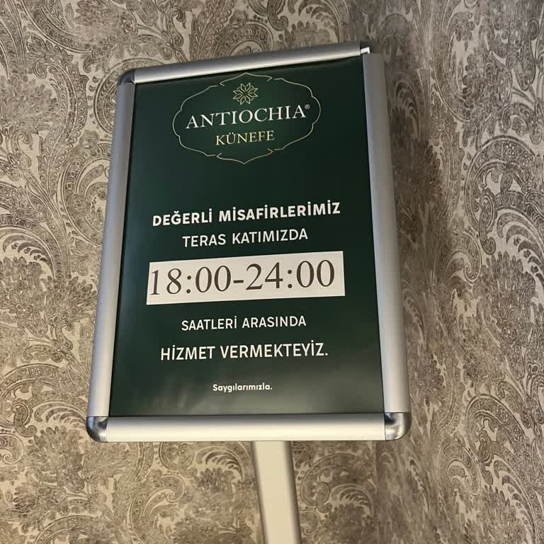 Antiochia Künefe Çalışan Personellerin Memnuniyetsiz Tavırları Hk