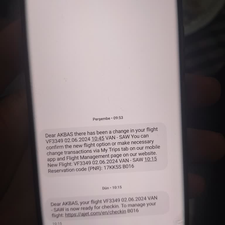Ajet Mağdur Etti Ücret İademi İstiyorum.