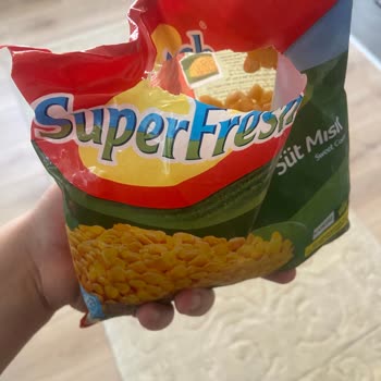 Superfresh Dondurulmuş Mısırdan Çıkan Anlamsız Şey