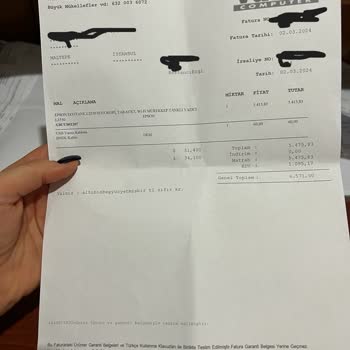 Vatan Bilgisayar'dan Alınıp Kutusundan Ayıplı Çıkan Epson L3550