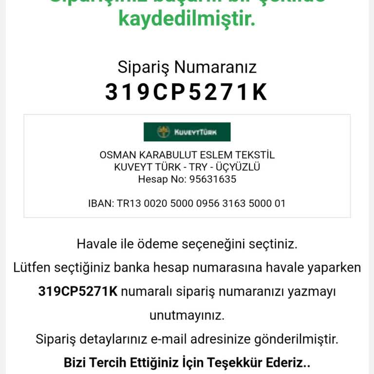 Lurex Moda Ödemesini Aldığı Ürünü Göndermiyor