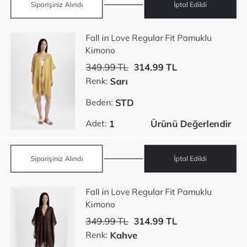 DeFacto İptal Ya Da İade Edilmediği Halde Gönderilemeyen Kargo