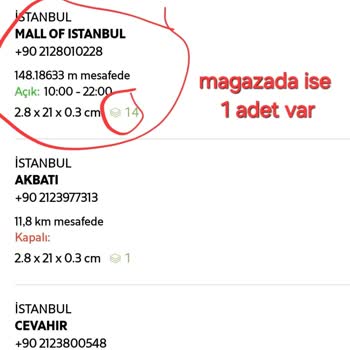 Zara Home Mağaza Stok Hatası Mall Of İstanbul Şubesi