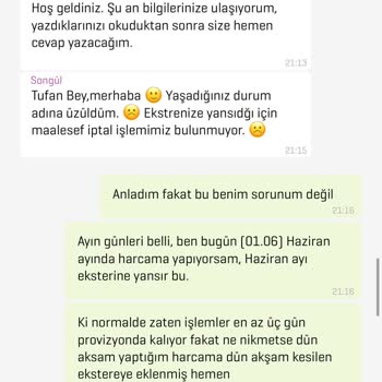 Enpara Kredi Kartı Ekstre Problemi