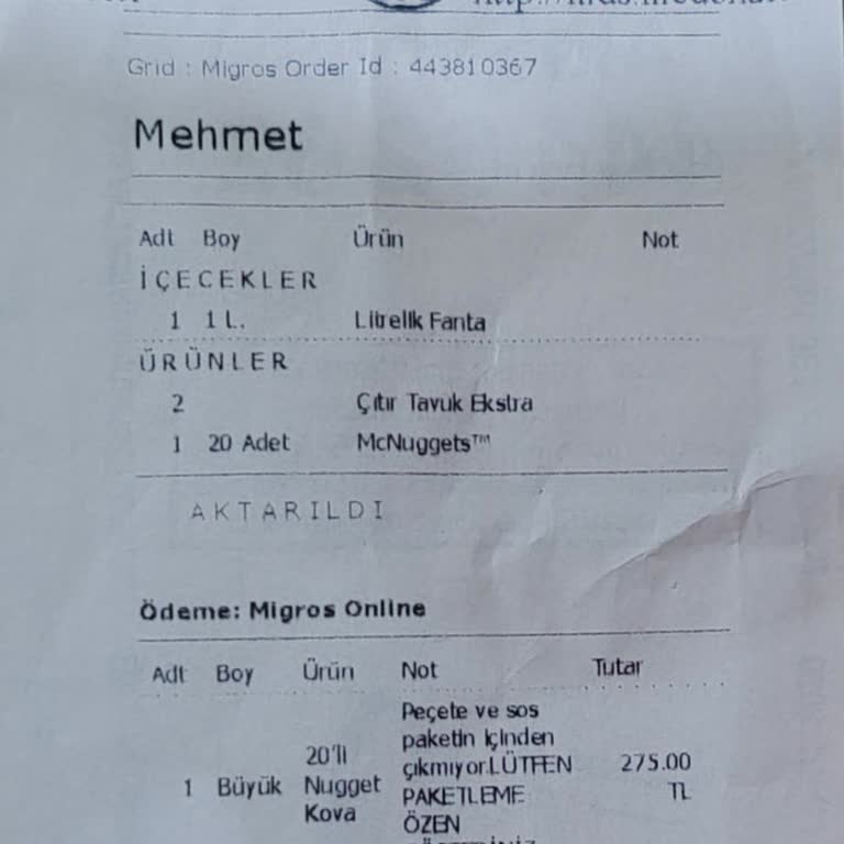 McDonald's Müşterisini Mağdur Etmeye Devam Ediyor...