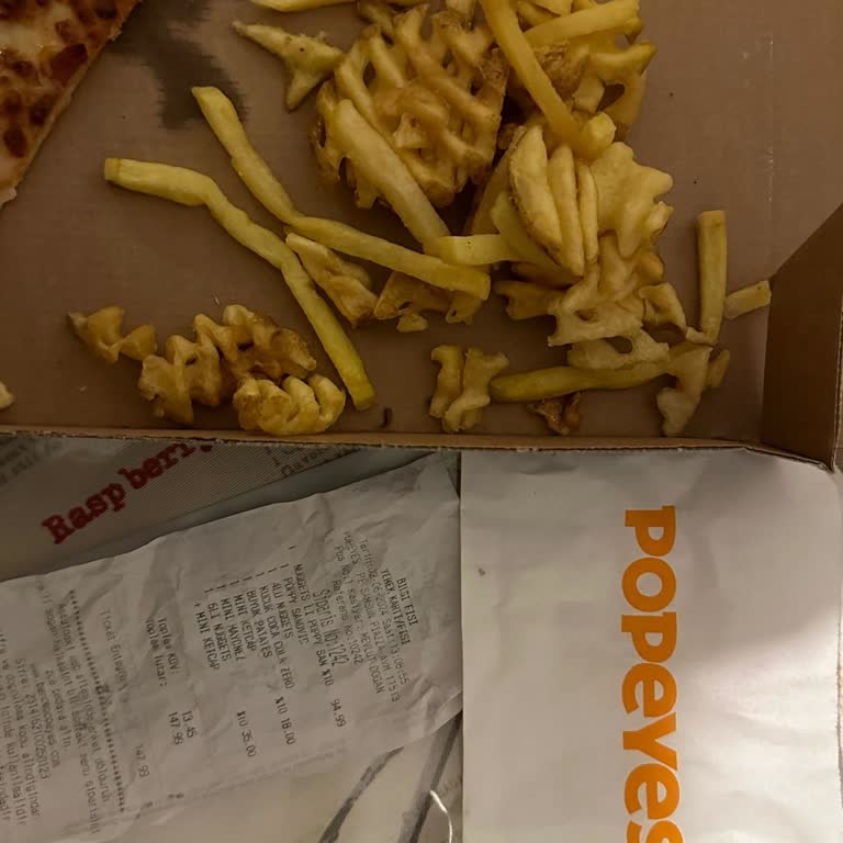 Popeyes Menüleri Kontrol Etmeden Hazırlaması