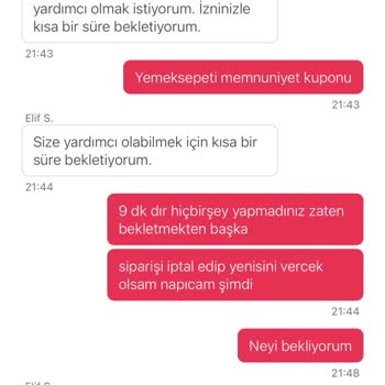 Yemeksepeti Kupon Kullanımında Yaşanan Sorun Ve Müşteri Hizmetleri Deneyimi