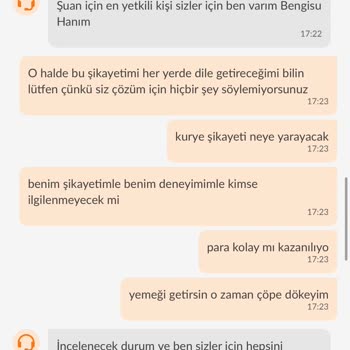 Trendyol GO Beceriksizliği Ve İlgisizliği