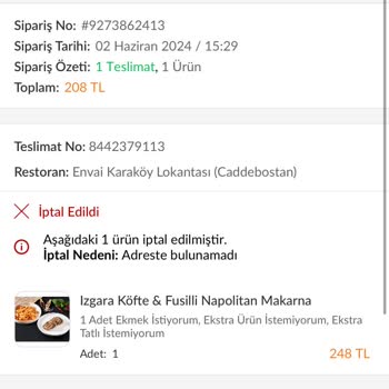 Trendyol GO Beceriksizliği Ve İlgisizliği