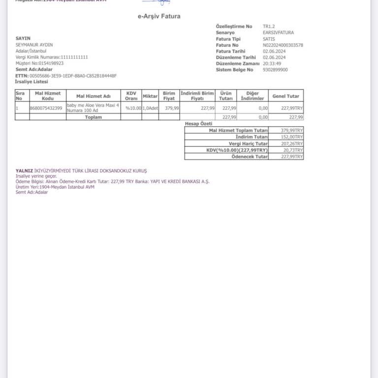 Ebebek Baby Me Bebek Bezi Şikayet