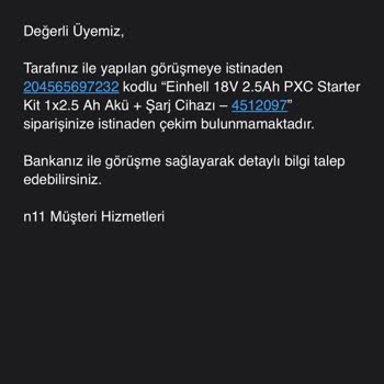 N11 Ve Garanti Bonus Mağduriyetim