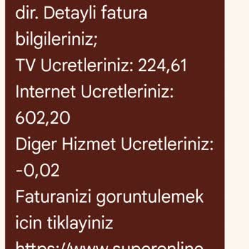 ,... Superonline İnternet Şikayet...