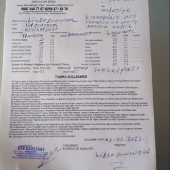 Lider Efe Nakliyat (Denizli) Nakliye Şirketi Mağduriyeti: Eşyalar Ve Para İade Edilmedi