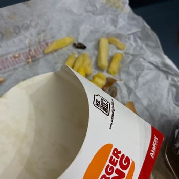 Burger King Siparişte Yanmış Arı Çıktı