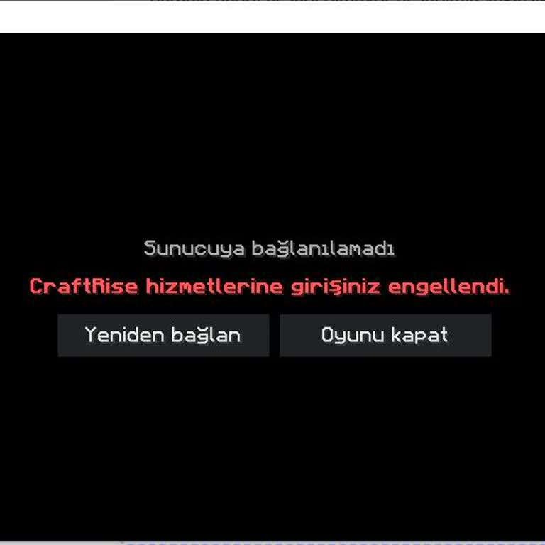 Craftrise Haksız Ban Yeme!