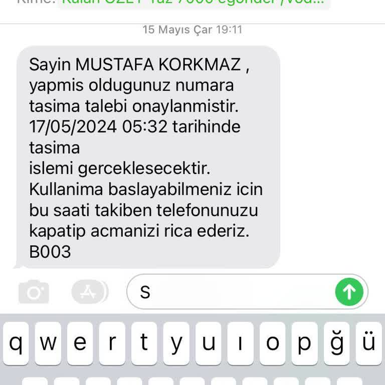 15 Gündür Hattımı Açmayan Vodafone'dan Şikayetçiyim