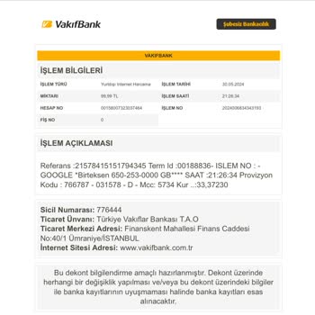 VakıfBank Hesaptan Kendi Kendine Para Çekiliyor Kurumsal Yerlerden