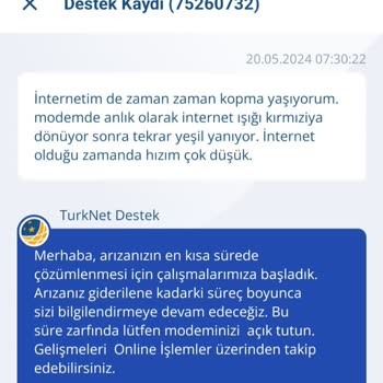 TurkNet Karşılığını Aldığı Hizmeti Vermiyor.