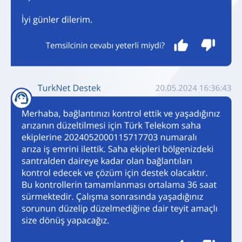 TurkNet Karşılığını Aldığı Hizmeti Vermiyor.