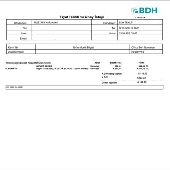 BDH Bilişim Destek Hizmetleri 3 Aydır Dizüstü Bilgisayar Serviste Bekliyor Tamir İçin