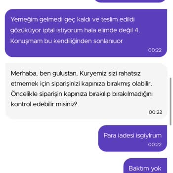 Getir Uygulaması Paramı İade Etmiyor
