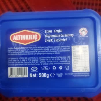 Altınkılıç Vakumlu Peynirin Bozulmaya Yüz Tutması