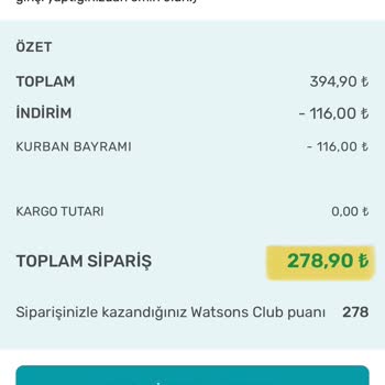 Watsons Kart Sorunu Ve İkili Fiyat Uygulaması