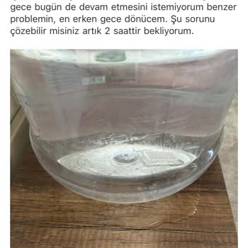 Getir Su Damacana Hasarını Çözmüyor
