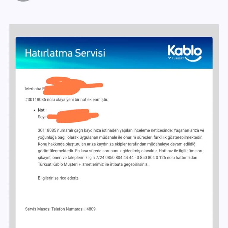 Kablo Net'in Sürekli Kesilen İnternet Hizmeti