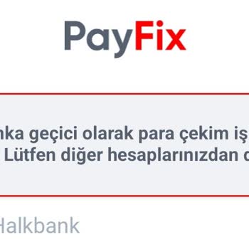 PayFix'ten Banka Hesabıma Para Çekme Sorunu