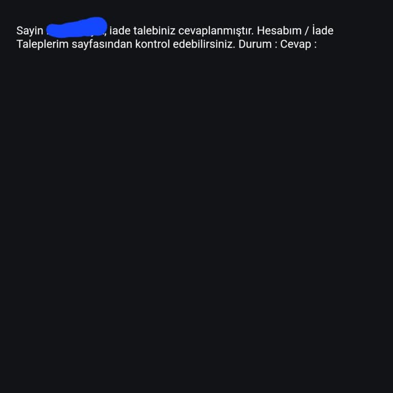 Sporsweat İade Yapmıyor Ve Cevap Vermiyor