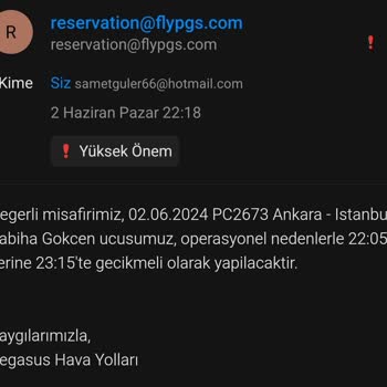 Pegasus'un Uçuşlarının Hepsi Neden Gecikmeli?
