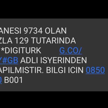 Hesabımdan İzinsiz Helppay Google Digiturk Mesajıyla Para Çekildi