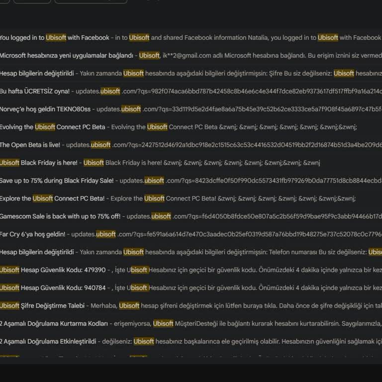 Ubisoft Destek Mail Destek Yok