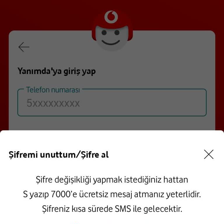 Vodafone Mobil Uygulamasına Giriş Yapamıyorum