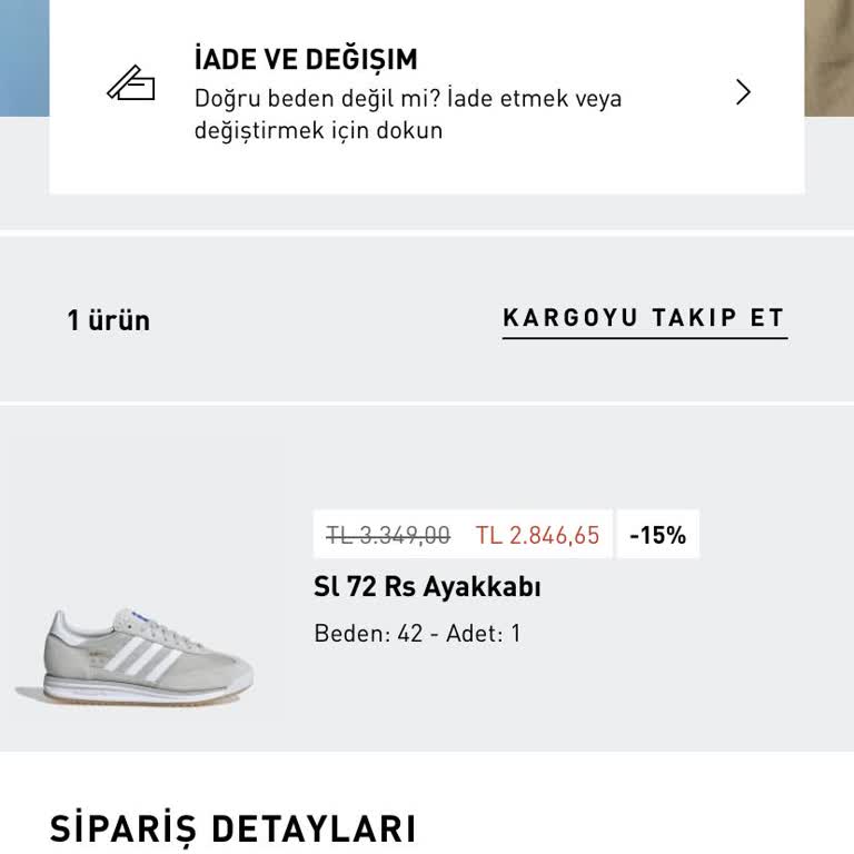 adidas İade, Stok Ve Zam Sorunu