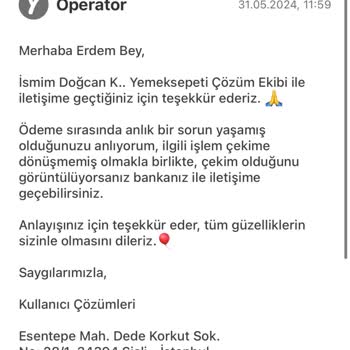 On Burgan Bank Hesabımdan Hatalı Para Çekimini İade Etmiyor