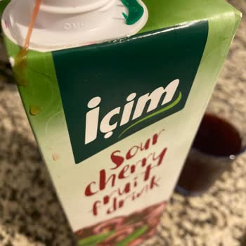 İçim Meyve Suyu İçim Vişneli İçecekte Bilinmeyen Madde