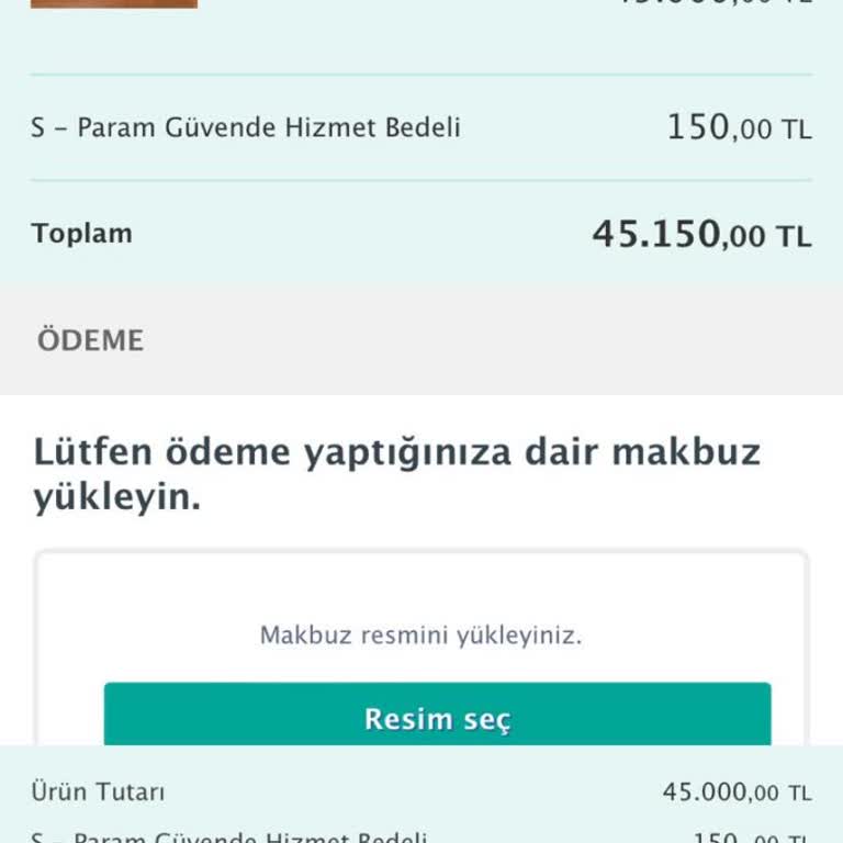 Sahibinden.com Paramı Geri İstiyorum